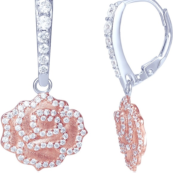 18k Gold Disney Beauty and the Beast Earrings - Picture 2 of 13